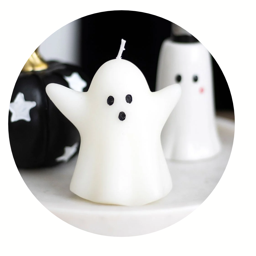 Spook kaarsje - halloween - cozy - kaars