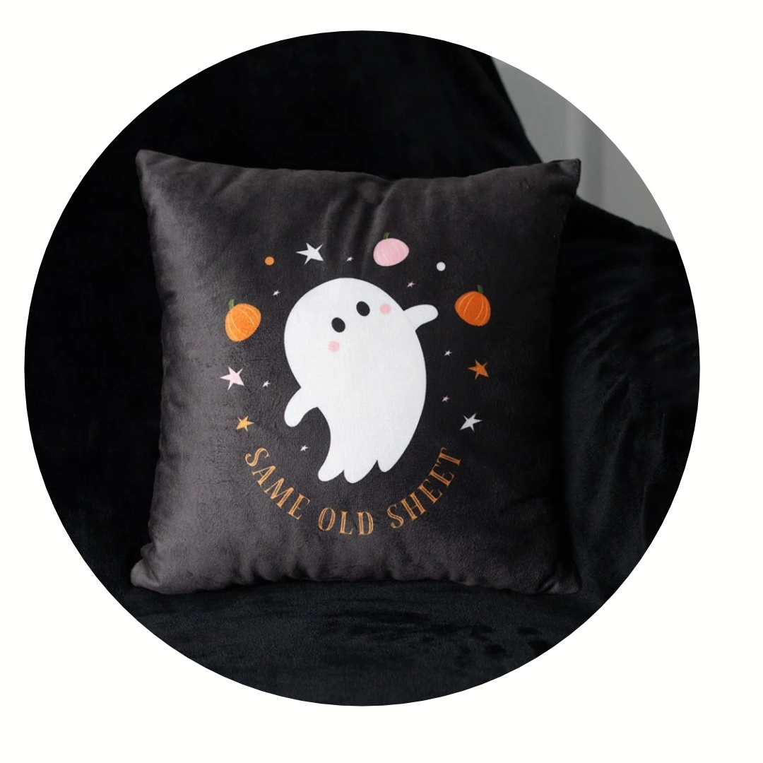 Square Same Old Sheet Ghost Kussen - spook kussen